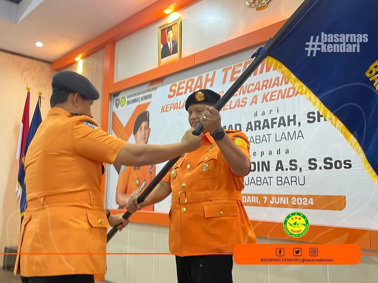 SERAH TERIMA JABATAN KAKANSAR KENDARI